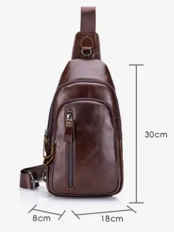 Shoulder Bag Sports Accessories Dark Brown Business Bag For Men