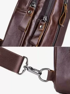 Shoulder Bag Sports Accessories Dark Brown Business Bag For Men