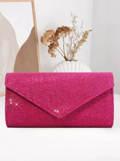 Shoulder Bag With Chain Shiny Evening Handbag For Women 2026