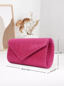 Shoulder Bag With Chain Shiny Evening Handbag For Women 2026