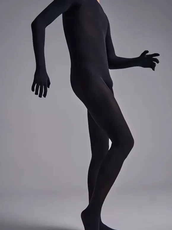 Silk Velvet Zentai Velvet Full Body Stockings Sheer Seamless Tights Bodysuit Sexy All-in-One Catsuit For Men
