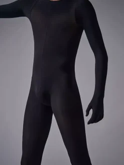 Silk Velvet Zentai Velvet Full Body Stockings Sheer Seamless Tights Bodysuit Sexy All-in-One Catsuit For Men