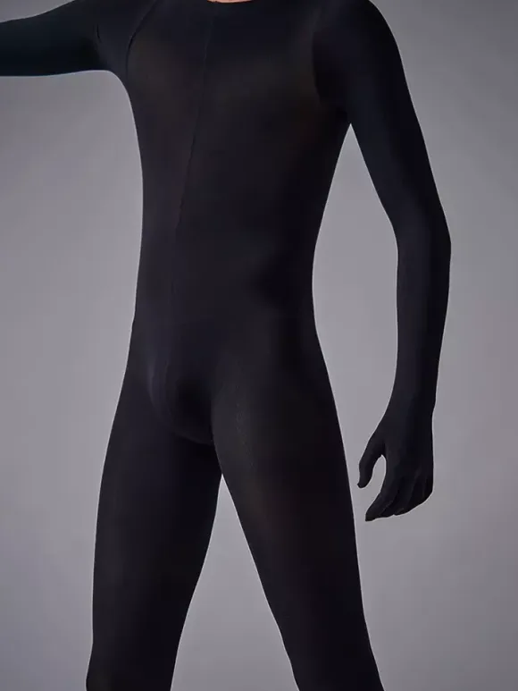 Silk Velvet Zentai Velvet Full Body Stockings Sheer Seamless Tights Bodysuit Sexy All-in-One Catsuit For Men