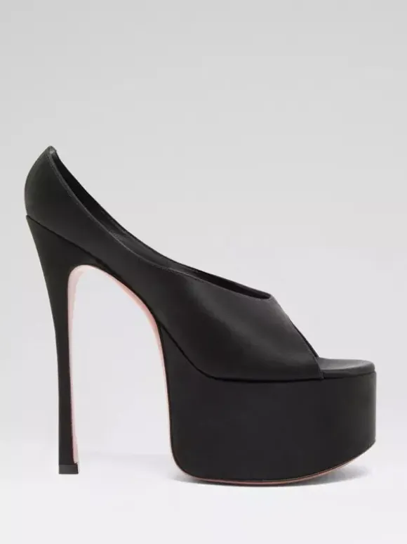 Silver High Heels Women's Platform Peep Toe Stiletto Heel Sexy Pumps