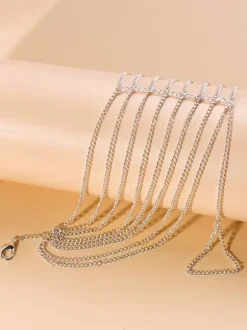 Simple Foot Chain Layered Loop Link Beach Vacation Foot Chains