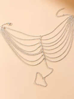 Simple Foot Chain Layered Loop Link Beach Vacation Foot Chains