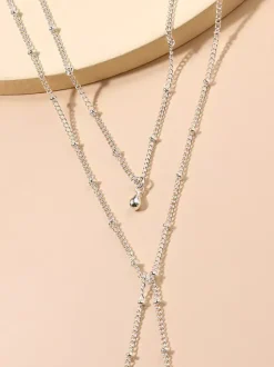 Simple Necklace Ball Pendant Minimalistic Necklace
