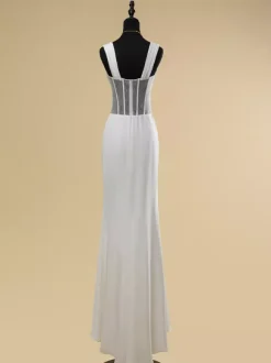 Simple Wedding Dress Ball Gown Sweetheart Neck Sleeveless Cut Out 20cm Bridal Dresses