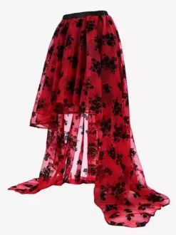 Skirts Black Chic Spring Long Women's Bottoms