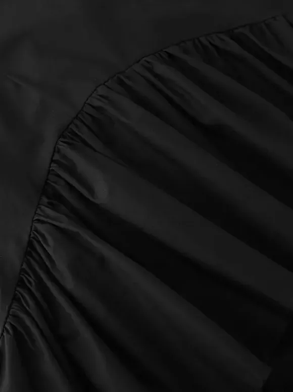 Skirts Black Irregular Short Women's Bottoms