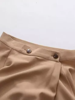 Skirts Khaki Elegant Clothes Spring Long Women's Bottoms