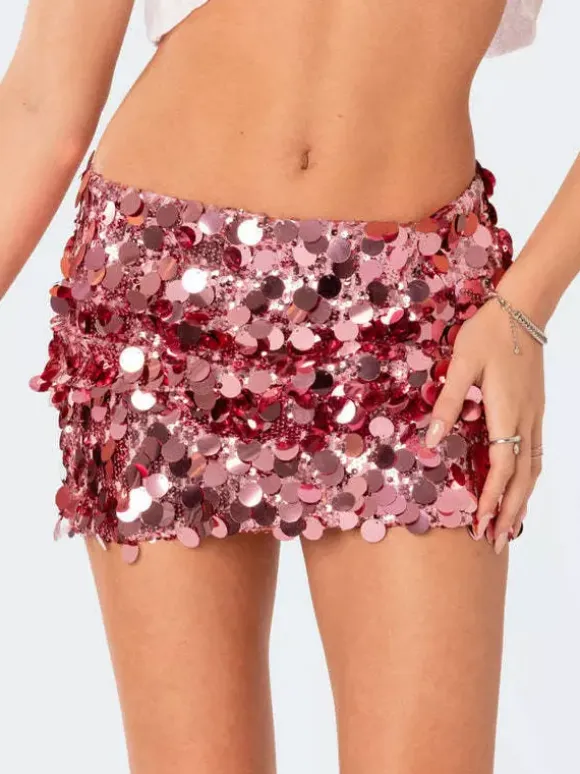 Skirts Silver Fall Mini Women's Bottoms