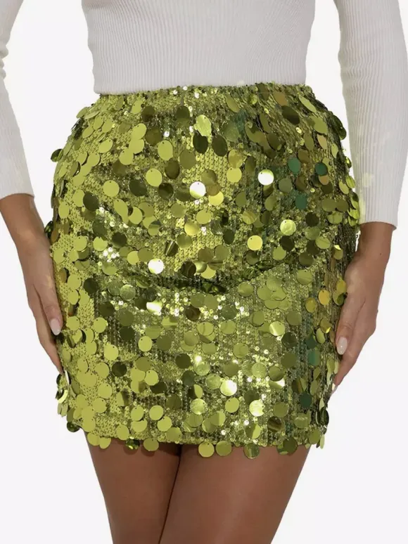 Skirts Silver Fall Mini Women's Bottoms