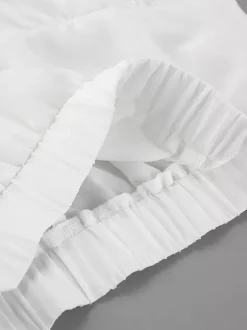 Skirts White Chiffon Elegant Mini Women's Bottoms