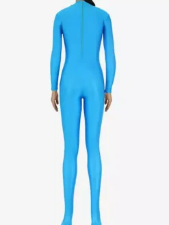 Sky Blue Morph Suit Adults Bodysuit Lycra Spandex Catsuit for Women