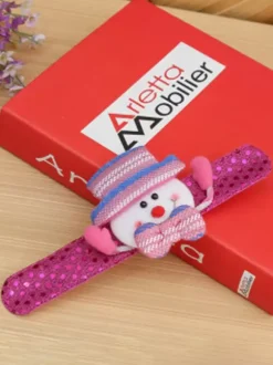 Slap Bracelet Slap Band Kids Christmas Toys Reindeer Light