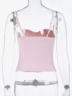 Sleek Halter Neck Women's Top - Sexy Backless Bodycon Tank - Minimalist Baddie Aesthetic Night Out Clubbing Cami 2026