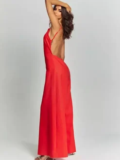 Sleeveless Jumpsuit With Wide-Leg For Women 2026