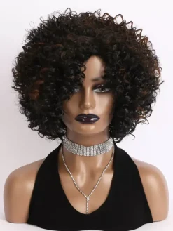 Small Curly Short Hair Daily Synthetic Wigs For Women 2026