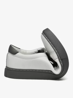 Sneakers For Men Fashion Leather Round Toe Basket Sport Shoes