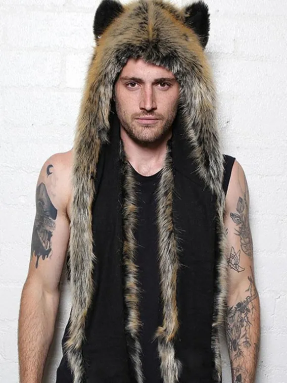 Soft Faux Fur Hat Animal-Shaped Women's Cap For Fall Winter