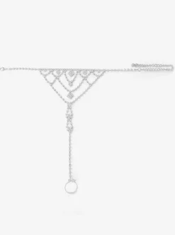 Sparkling Anklet Crystal Layered Beach Vacation Ankle Bracelet