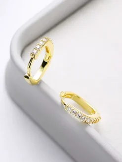 Square Zirconia Earrings For Women 2026