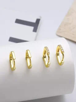 Square Zirconia Earrings For Women 2026