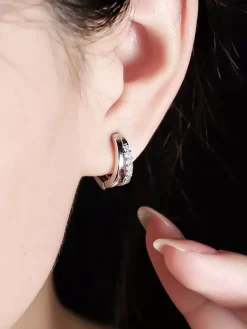 Square Zirconia Earrings For Women 2026