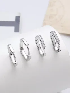 Square Zirconia Earrings For Women 2026