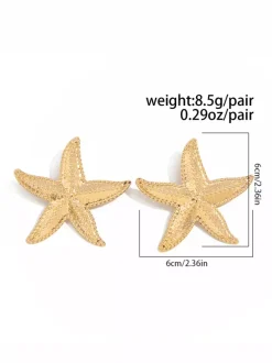 Starfish Holiday Style Earrings For Women 2026