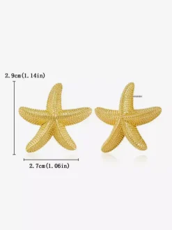 Starfish Shaped Beach Earrings For Women 2026
