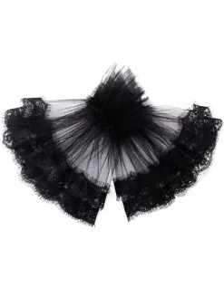 Steampunk Lolita Accessories Black Lace Polyester Fiber Accessory Lace Miscellaneous