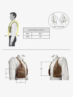 Steampunk Costume Men's Accessory Grommets Handmade Leather Shoulder Bag