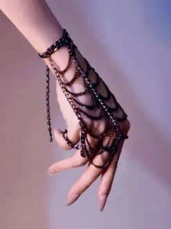 Steampunk Lolita Accessories Silver Chains Metal Accessory Miscellaneous