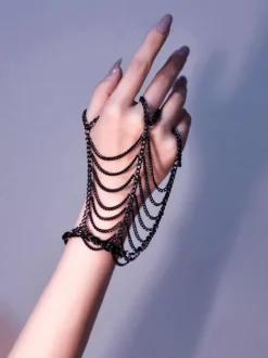 Steampunk Lolita Accessories Silver Chains Metal Accessory Miscellaneous