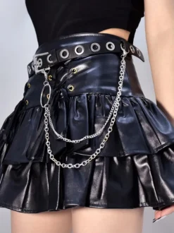 Steampunk Lolita Accessories Black Chains Sash Miscellaneous