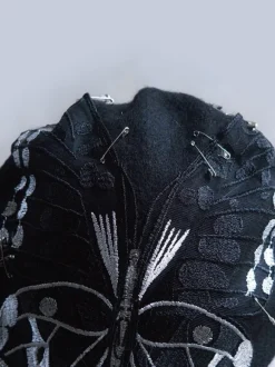 Steampunk Lolita Hat Black Accessory Butterfly Pattern Polyester Lolita Accessories