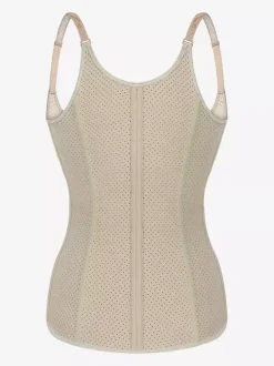 12 Steel Bone Punching Waist Latex Tight Vest Body Shaping Underwear Belly Belt Waist Corset