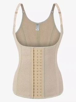 12 Steel Bone Punching Waist Latex Tight Vest Body Shaping Underwear Belly Belt Waist Corset