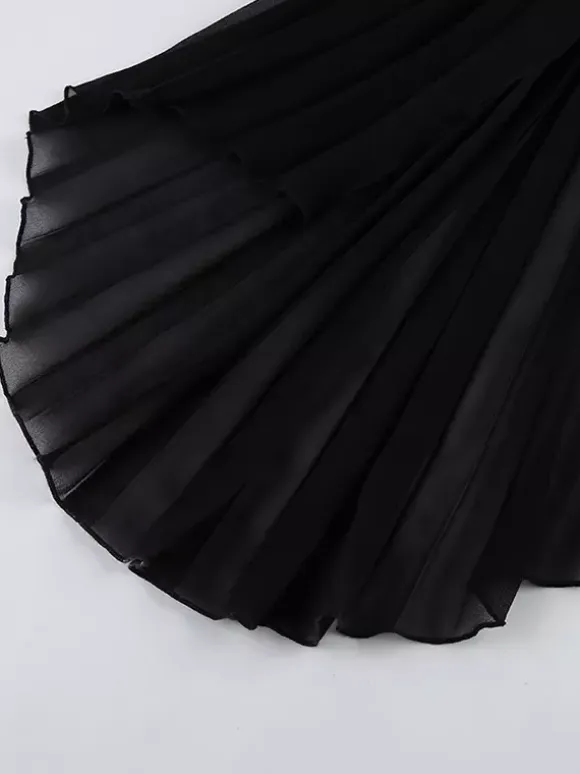 Strapless Summer Mini Dress With Asymmetric Pleated Drape For Women 2026
