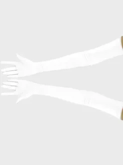 Stretchy Lycra Gloves Over Elbow Costume Accessories