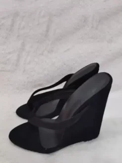 Suede Flip Flop Wedge Sandals Thong Women's Sandal Slippers