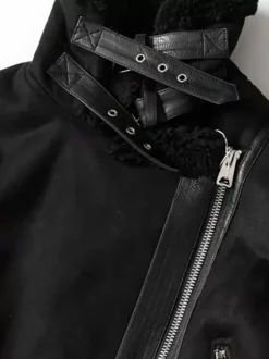 Suede Jacket Faux Shearling Winter Coat 2026 Outerwear For Women