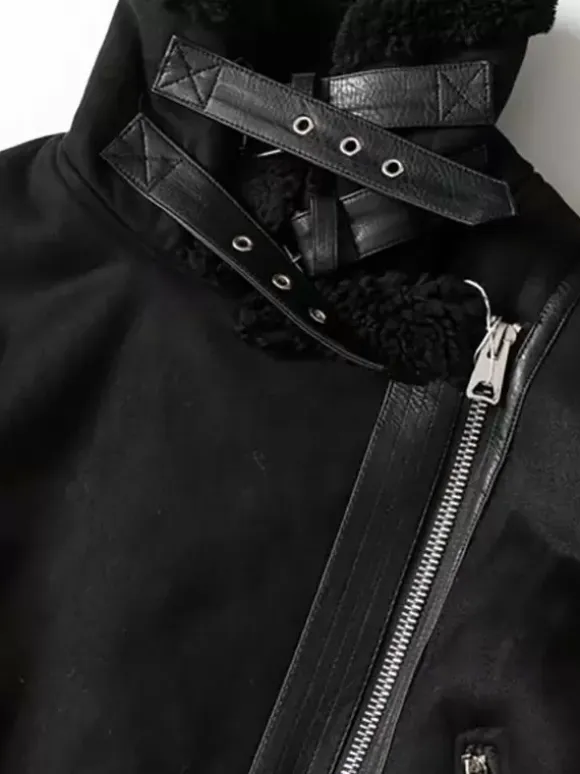 Suede Jacket Faux Shearling Winter Coat 2026 Outerwear For Women