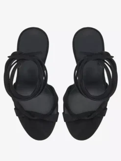 Suede Wedge Sandals Open Toe Lace Up Sandal Wedges For Women
