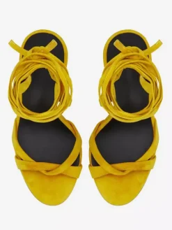 Suede Wedge Sandals Open Toe Lace Up Sandal Wedges For Women