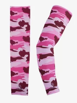 Summer cycling ice silk sleeves for men outdoor driving sun protection ice sleeves floral arm sleeves UV extended