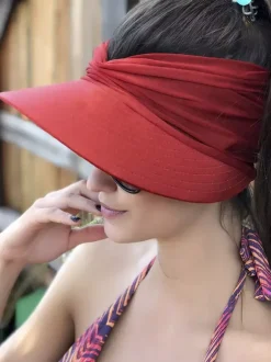 Sun Visor Hat Wide Brim Summer UPF 50+ UV Protection Elastic Hollow Cap For Women 2026
