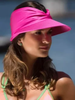 Sun Visor Hat Wide Brim Summer UPF 50+ UV Protection Elastic Hollow Cap For Women 2026